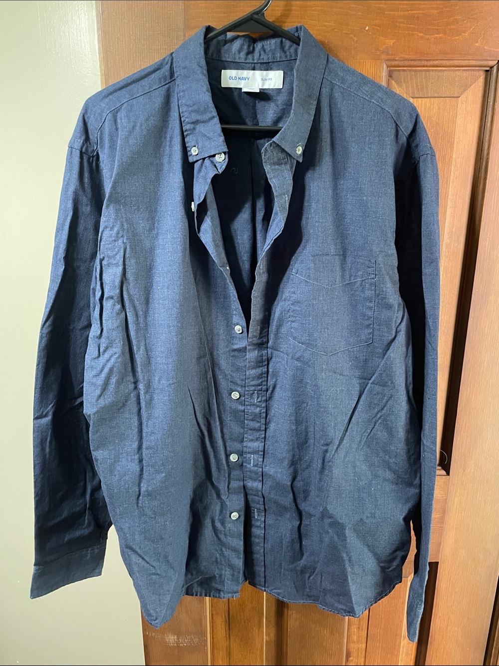 Old Navy Men's Navy Slim Fit Shirt